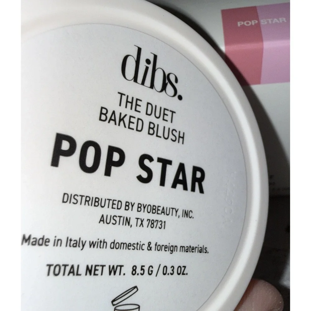 Dibs‎ The Duet Baked Blush Pop Star 0.3 oz/8.5g NIB